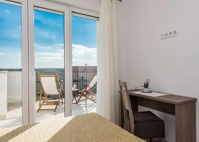 Classic Four Bedroom With Sea View And Private Pool 3 וילה Debeljak